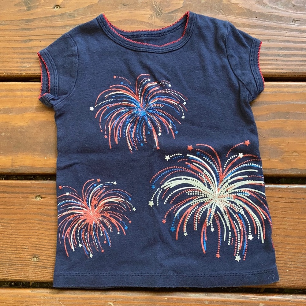2/$12 | 4th of July fireworks t-shirt
